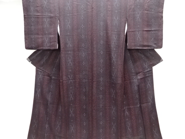 JAPANESE KIMONO / ANTIQUE KIMONO / TAISHO ROMAN STYLE / SILK / ARABESQUE